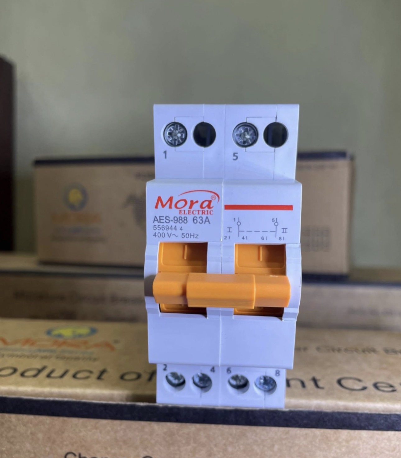 Mora changeover breaker 63A